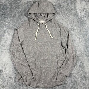 Marine Layer Gray Hoodie Soft Touch Rayon Blend Size S Lightweight Pullover